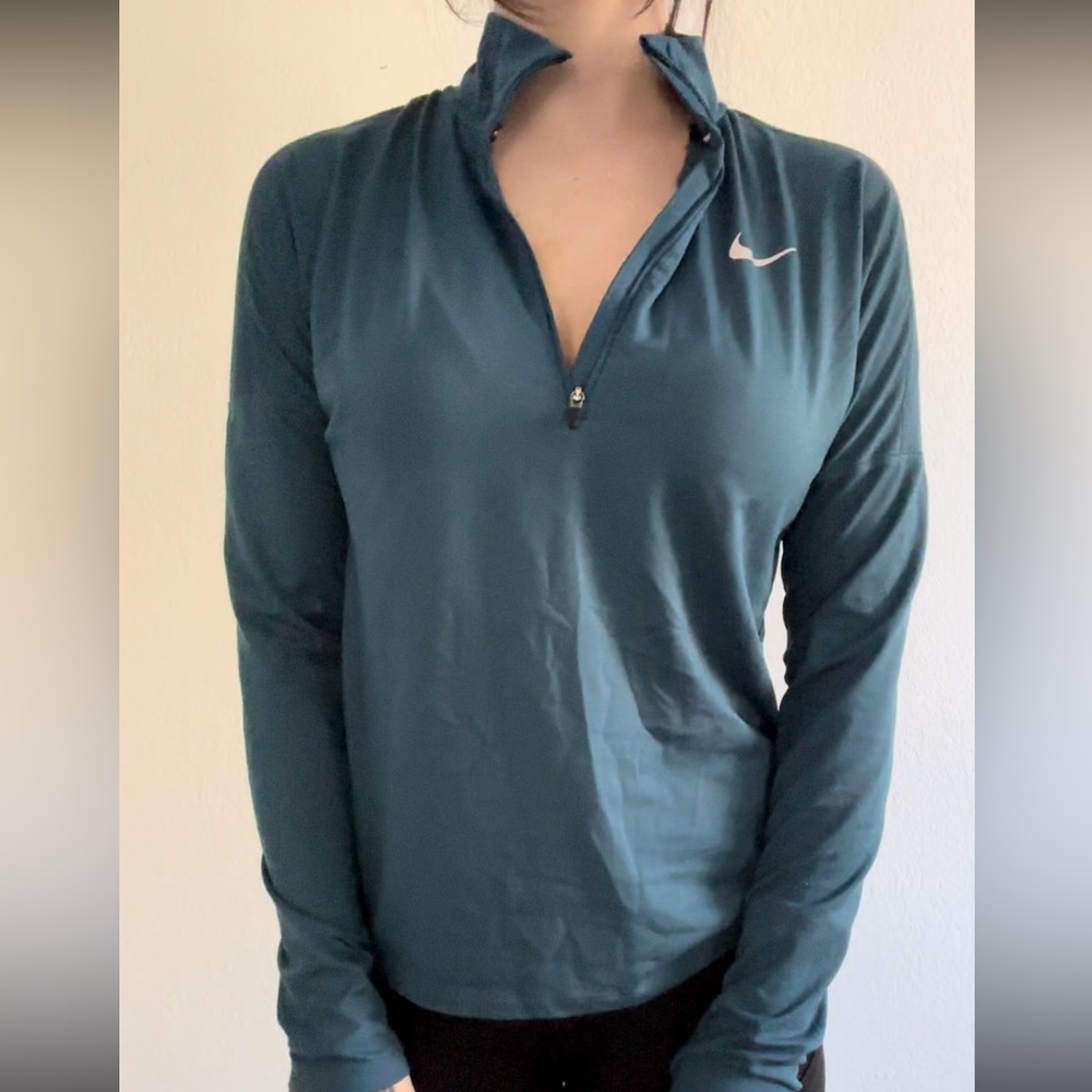 Nike Women's Dark Teal Long Sleeve Top